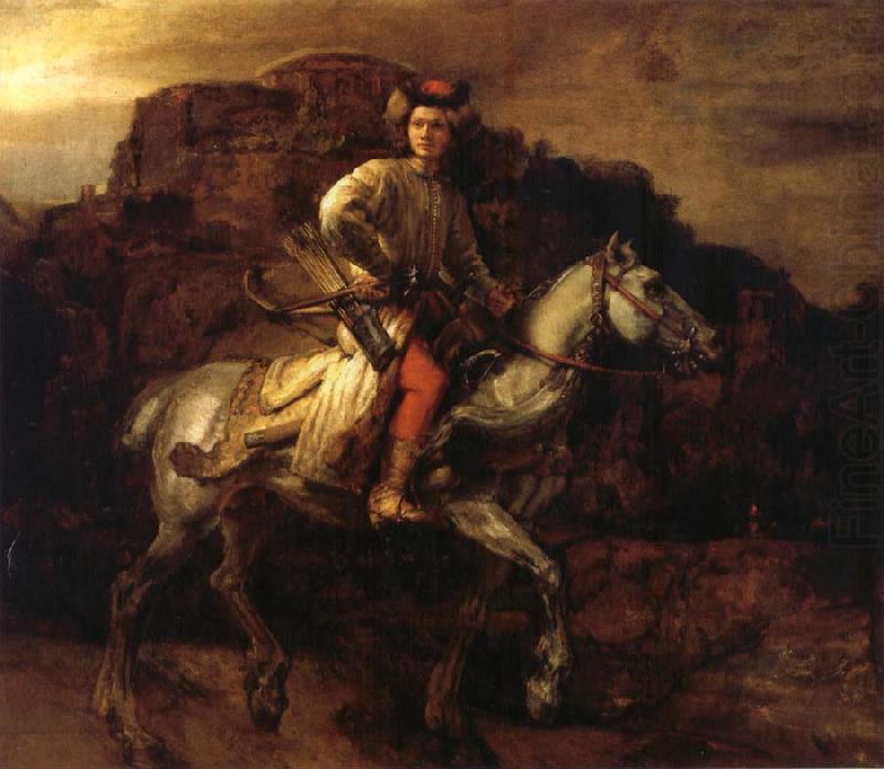 REMBRANDT Harmenszoon van Rijn The Polish Rider china oil painting image